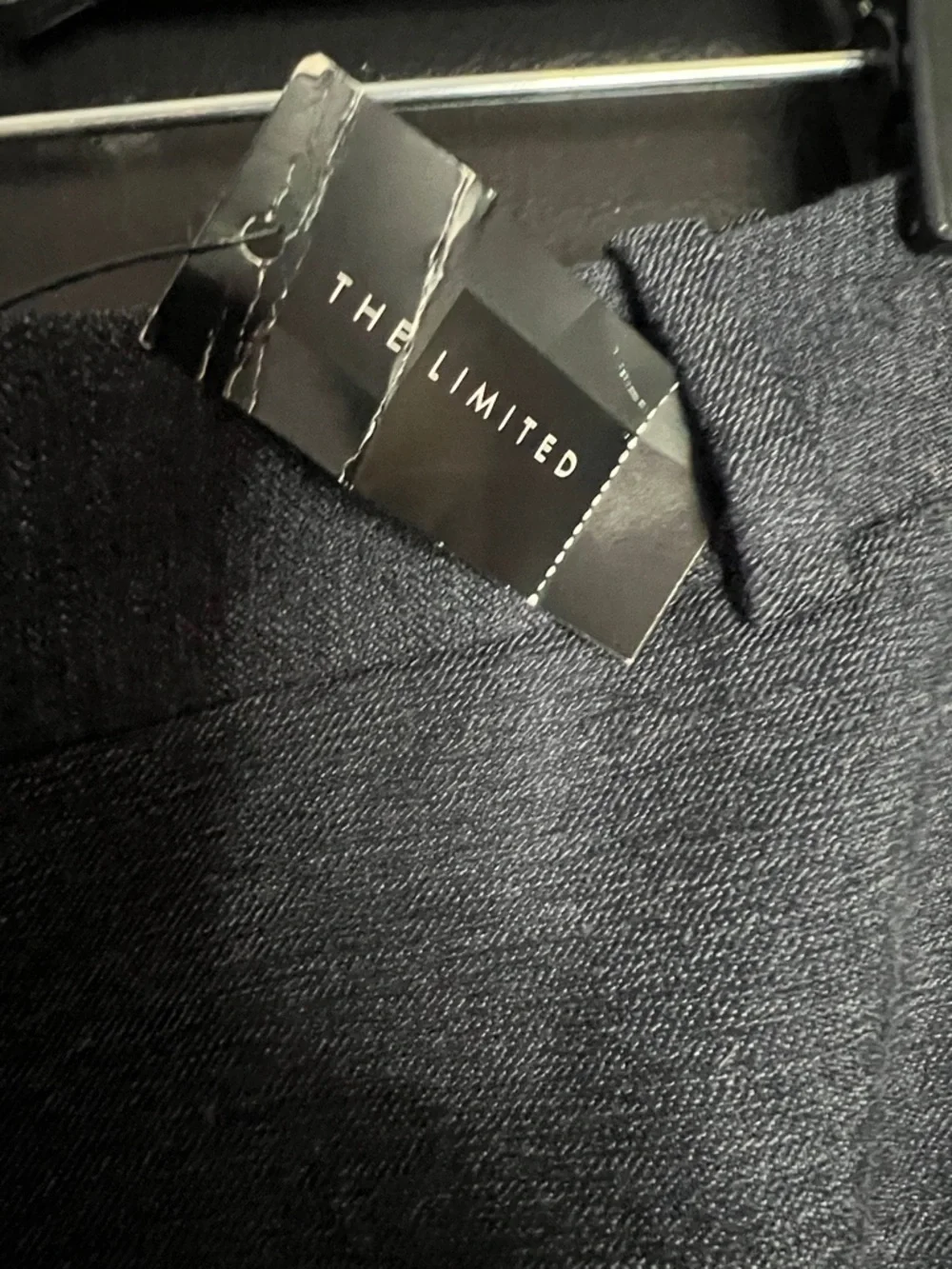 The Limited Navy Pencil Skirt with Gold Collegiate Buttons - Picture 5 of 5